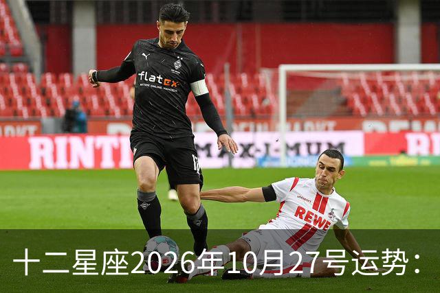 十二星座2026年10月27号运势：得不到，莫强求